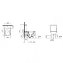 Унитаз-компакт Vitra S20 9819B003-7202 с сиденьем микролифт, белый