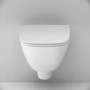 Унитаз подвесной Am.Pm X-Joy C851701SC безободковый, с сиденьем микролифт, белый