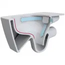Унитаз подвесной Vitra S20 7741B003-6079 безободковый, с сиденьем микролифт, белый