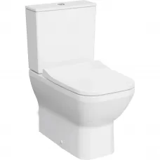Унитаз-компакт VitrA Integra Square 9833B003-7204 безободковый, с сиденьем микролифт, белый