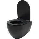 Унитаз подвесной Allen Brau Reality 4.32006.31 безободковый, черный матовый