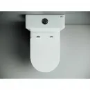 Чаша напольного безободкового унитаза с сиденьем микролифт Ceramica Nova Metropol CN4001-B