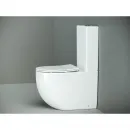 Чаша напольного безободкового унитаза с сиденьем микролифт Ceramica Nova Metropol CN4001-B