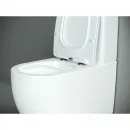 Чаша напольного безободкового унитаза с сиденьем микролифт Ceramica Nova Metropol CN4001-B