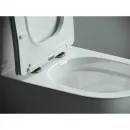 Чаша напольного безободкового унитаза с сиденьем микролифт Ceramica Nova Metropol CN4001-B