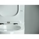 Чаша напольного безободкового унитаза с сиденьем микролифт Ceramica Nova Metropol CN4001-B