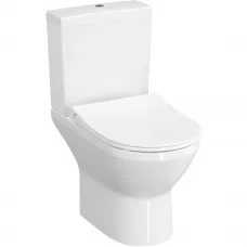 Унитаз-компакт VitrA Integra Round 9833B003-7206 безободковый, с сиденьем микролифт, белый