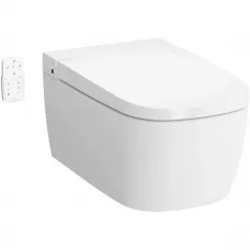 Электронный унитаз-биде подвесной VitrA V-Care Comfort 5674B003-6194 безободковый, с сиденьем микролифт, белый