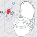 Электронный унитаз-биде подвесной VitrA V-Care Comfort 5674B003-6194 безободковый, с сиденьем микролифт, белый