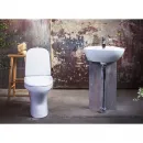 Унитаз-компакт Gustavsberg Estetic C+ GB1183002R1221 безободковый, с сиденьем, белый