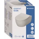 Унитаз подвесной Geberit iCon 500.784.01.1 безободковый, с сиденьем микролифт, белый