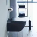 Унитаз подвесной Duravit Happy D.2 2222098900 безободковый, антрацит матовый