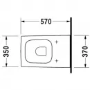 Приставной унитаз Duravit Vero 2117090000