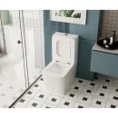 Унитаз-компакт Abber Rechteck AC1210 безободковый, с сиденьем микролифт, белый