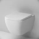 Унитаз подвесной Am.Pm Gem C901701SC безободковый, с сиденьем микролифт, белый