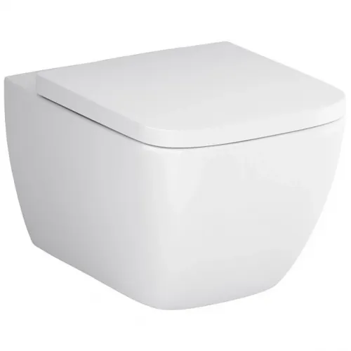 Унитаз подвесной Am.Pm Gem C901701SC безободковый, с сиденьем микролифт, белый
