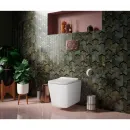 Унитаз подвесной Ceramica Nova Cubic CN1806 безободковый, с сиденьем микролифт, белый