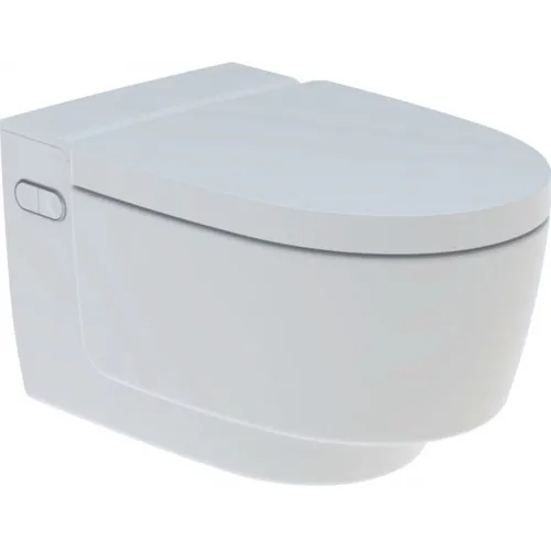 Унитаз подвесной Geberit AquaClean Mera Classic 146.204.11.1 безободковый, с функцией биде, альпийский белый