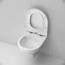 Унитаз подвесной AM.PM Gem C901700SC безободковый, с сиденьем микролифт, белый