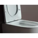 Унитаз подвесной Ceramica Nova Mia CN1805 безободковый, с сиденьем микролифт, белый