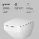 Унитаз подвесной Am.Pm Inspire V2.0 C50A1700MWSC безободковый, с сиденьем микролифт, белый матовый