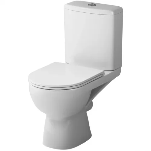Унитаз-компакт Am.Pm Gem C908600SC безободковый, с сиденьем микролифт, белый