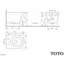Унитаз подвесной Toto MH CW162Y#XW безободковый, торнадо, белый