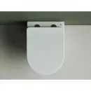 Унитаз подвесной Ceramica Nova Highlight CN1804 безободковый, с сиденьем микролифт, белый