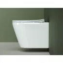 Унитаз подвесной Ceramica Nova Highlight CN1804 безободковый, с сиденьем микролифт, белый