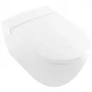 Электронный унитаз-биде подвесной Villeroy & Boch ViClean V0E100R1 безободковый, с сиденьем микролифт, альпийский белый