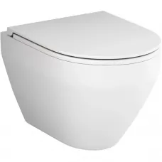 Унитаз подвесной Am.Pm Spirit V2.0 C701700MWSC безободковый, с сиденьем микролифт, белый матовый