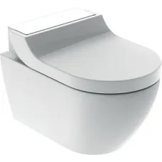 Унитаз подвесной Geberit AquaClean Tuma Comfort 146.294.SI.1 безободковый, с функцией биде, альпийский белый