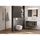 Электронный унитаз-биде подвесной Roca Inspira In-Wash 803060001 безободковый, белый