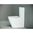 Унитаз-компакт Ceramica Nova Cubic CN1803 безободковый, с сиденьем микролифт, белый