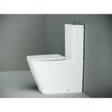 Унитаз-компакт Ceramica Nova Cubic CN1803 безободковый, с сиденьем микролифт, белый