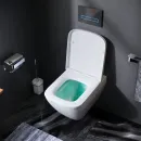 Унитаз подвесной Am.Pm Spirit V2.0 Square C701701SC безободковый, с сиденьем микролифт, белый