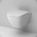 Унитаз подвесной Am.Pm Spirit V2.0 Square C701701SC безободковый, с сиденьем микролифт, белый