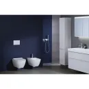 Унитаз подвесной Geberit Smyle Square 500.683.01.1 безободковый, с сиденьем микролифт, белый