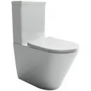 Унитаз-компакт Ceramica Nova Highlight CN1802 безободковый, с сиденьем микролифт, белый