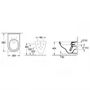 Унитаз подвесной Villeroy & Boch O.Novo 56601001 альпийский белый