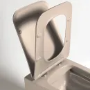 Унитаз подвесной Vincea Q-Line VT1-12MC безободковый, с сиденьем микролифт, капучино матовый