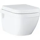 Унитаз подвесной Grohe Euro Ceramic 39703000 безободковый, с сиденьем микролифт, альпийский белый