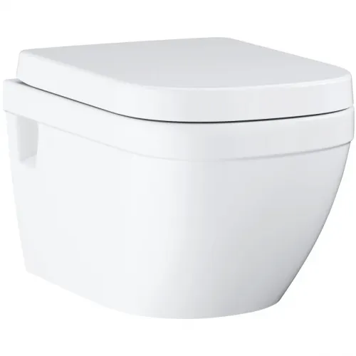 Унитаз подвесной Grohe Euro Ceramic 39703000 безободковый, с сиденьем микролифт, альпийский белый