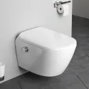 Электронный унитаз-биде подвесной Am.Pm Sensation CCC301700SC безободковый, с сиденьем микролифт, белый
