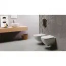 Унитаз подвесной Plumberia Selection IXO XO5000BL безободковый, белый глянец