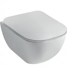 Унитаз подвесной Plumberia Selection IXO XO5000BL безободковый, белый глянец