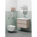 Унитаз подвесной GSI Norm 861611 безободковый, торнадо, белый глянец