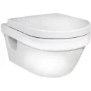 Унитаз подвесной Gustavsberg Hygienic Flush 5G84HR01 безободковый, с сиденьем микролифт, белый
