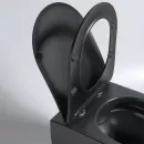 Унитаз подвесной Vincea Evo VT1-34SMB безободковый, с сиденьем микролифт, черный матовый