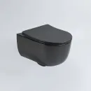 Унитаз подвесной Vincea Evo VT1-34SMB безободковый, с сиденьем микролифт, черный матовый